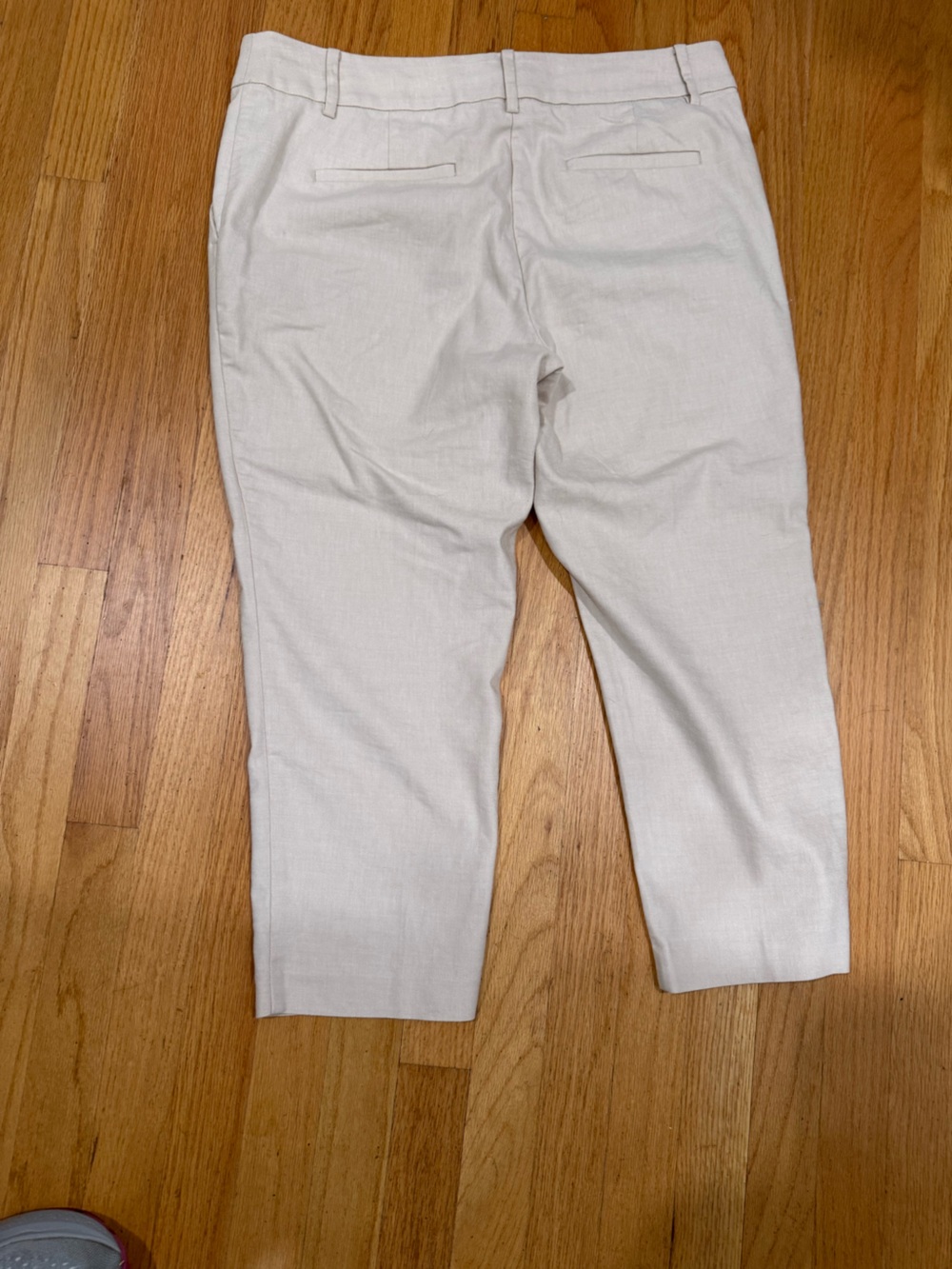 LOFT Women's Light Beige Chinos - Slim Straight - Picture 4 of 8